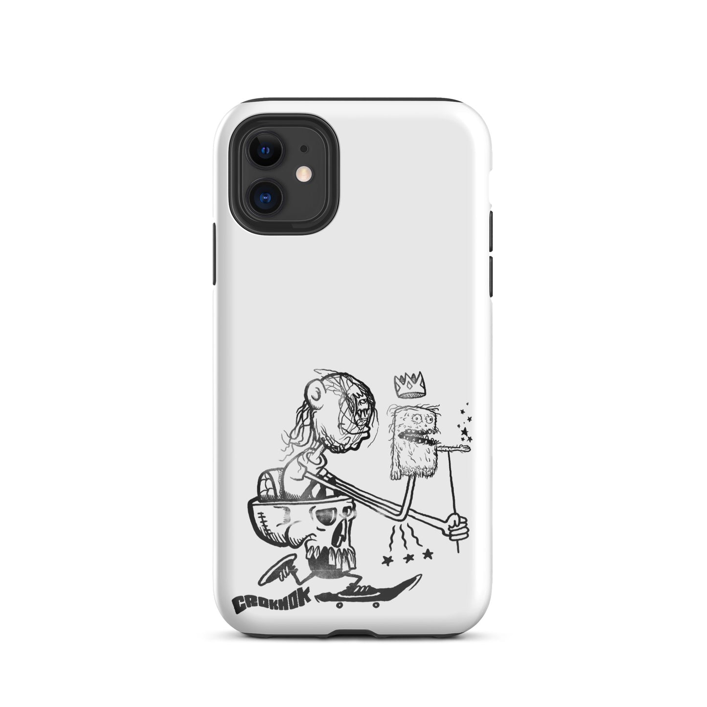 iPhone case - Skateboarding AS0019 White