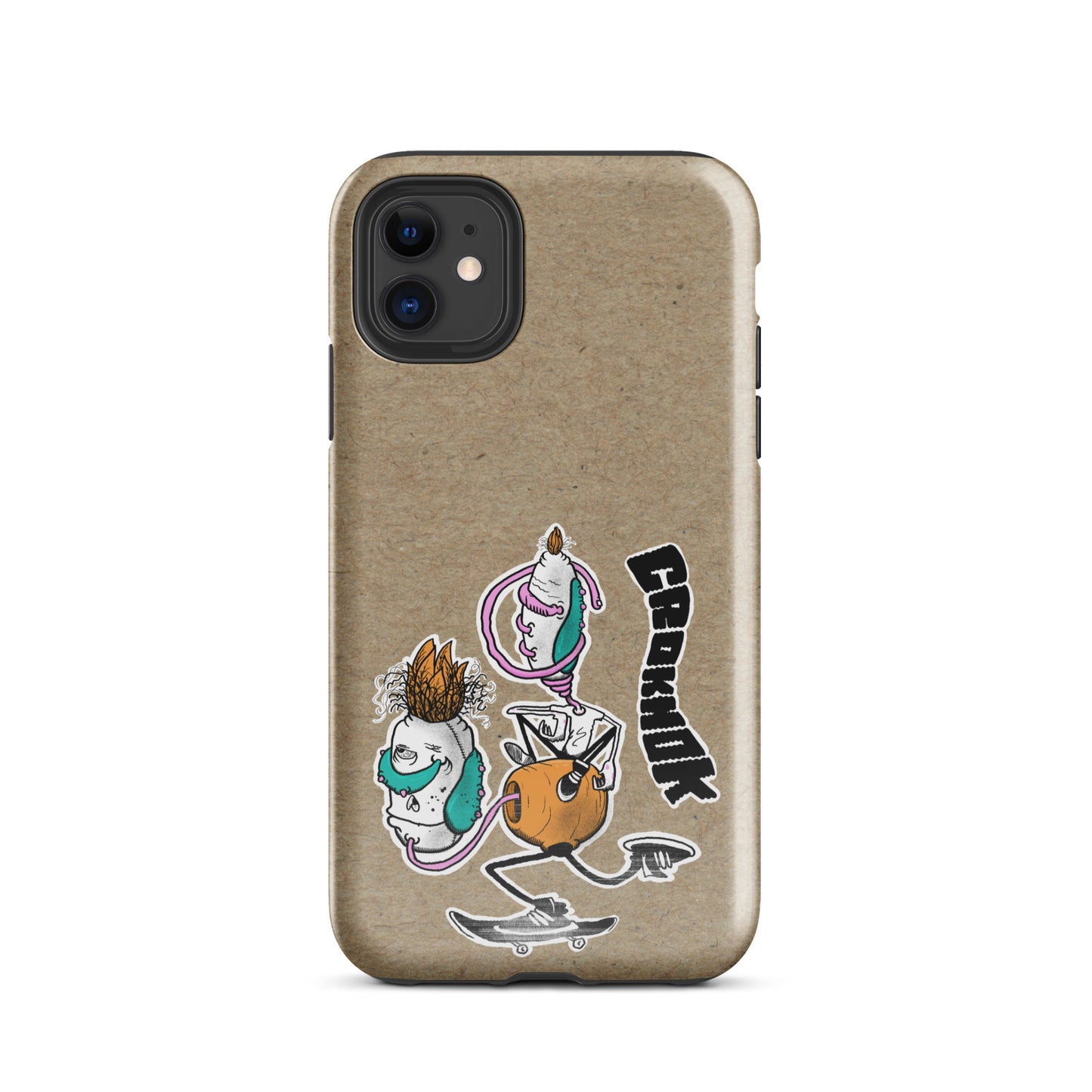 iPhone case - Skateboarding AS0025 beigh