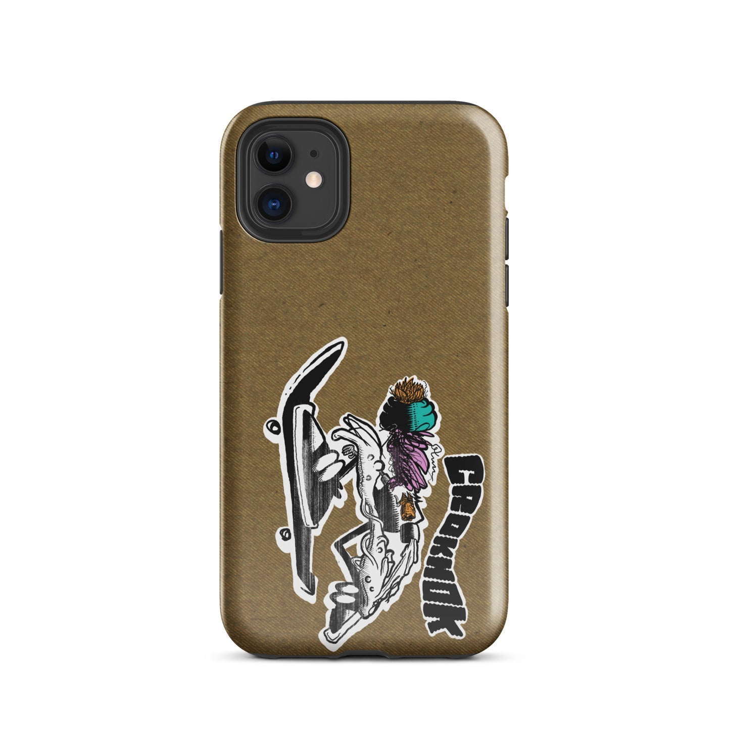 iPhone case - Skateboarding AS0035 Brown