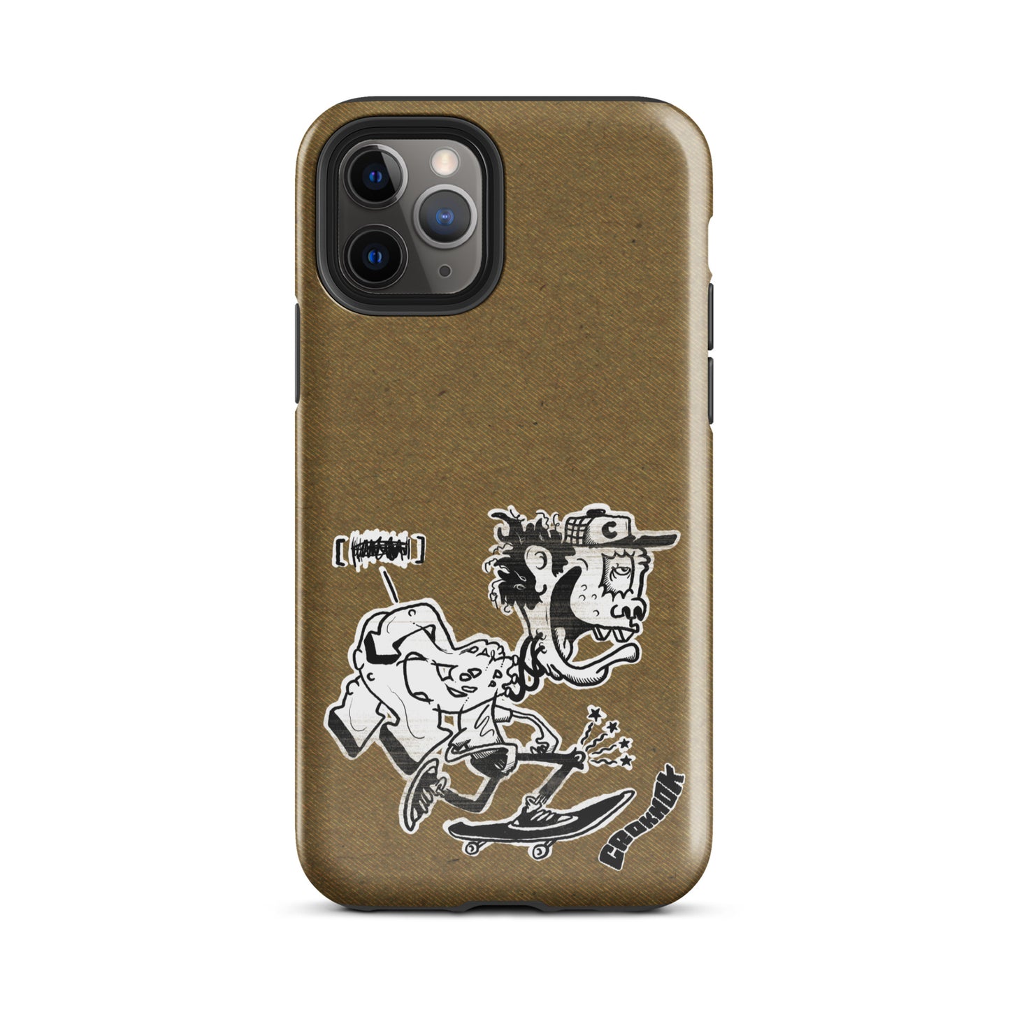 iPhone case - Skateboarding AS0017 Brown