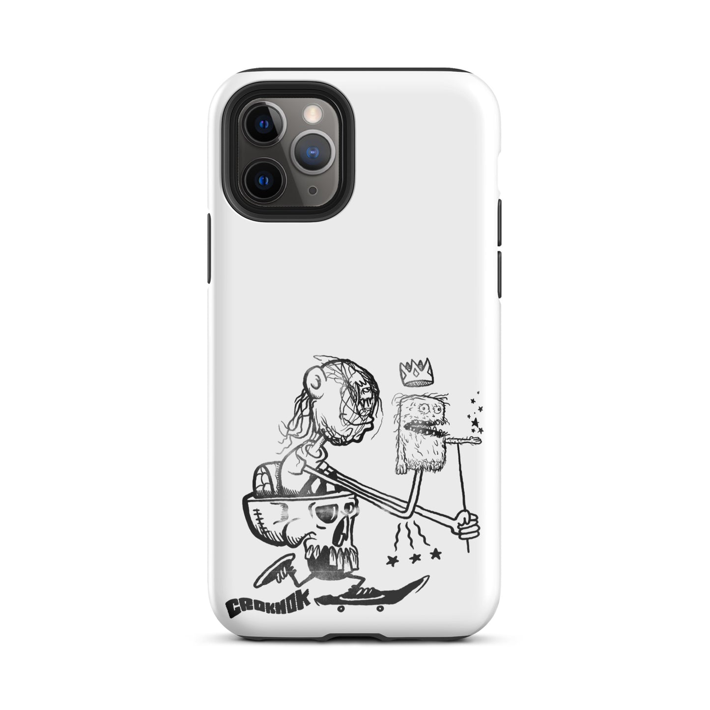 iPhone case - Skateboarding AS0019 White