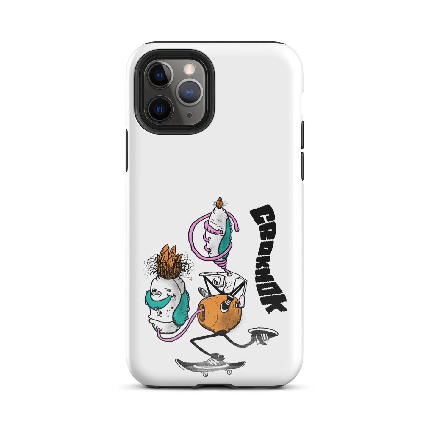 iPhone case - Skateboarding AS0025 White