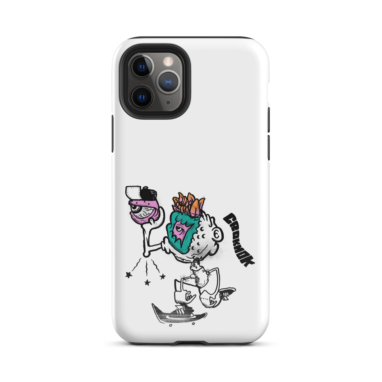 iPhone case - Skateboarding AS0025 White