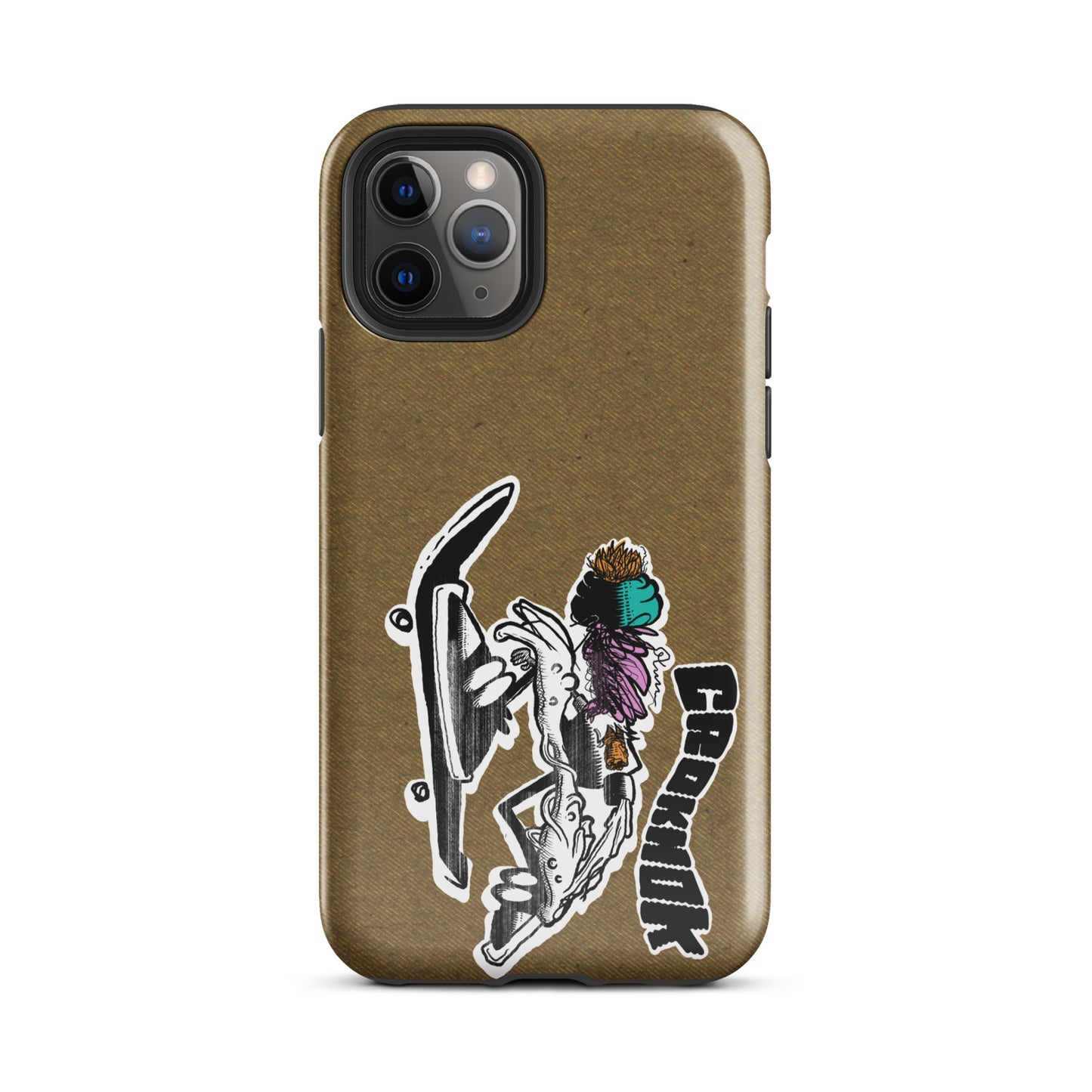 iPhone case - Skateboarding AS0035 Brown