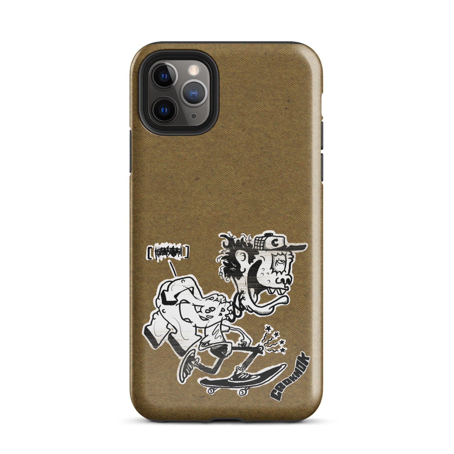 iPhone case - Skateboarding AS0017 Brown