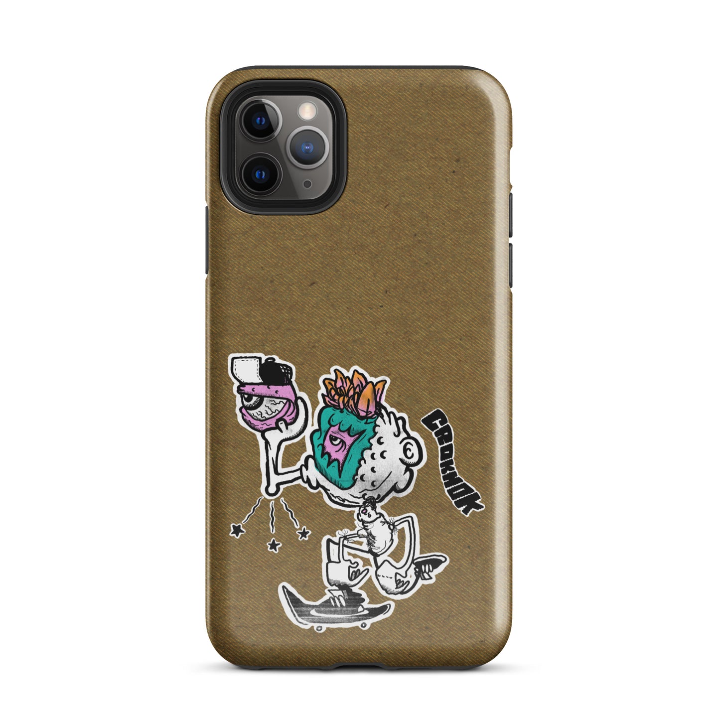 iPhone case - Skateboarding AS0025 Brown