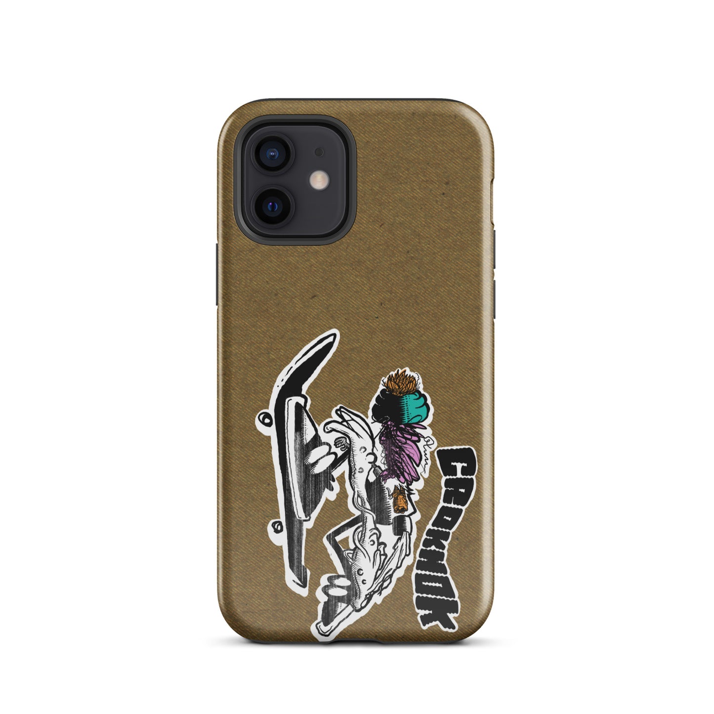 iPhone case - Skateboarding AS0035 Brown