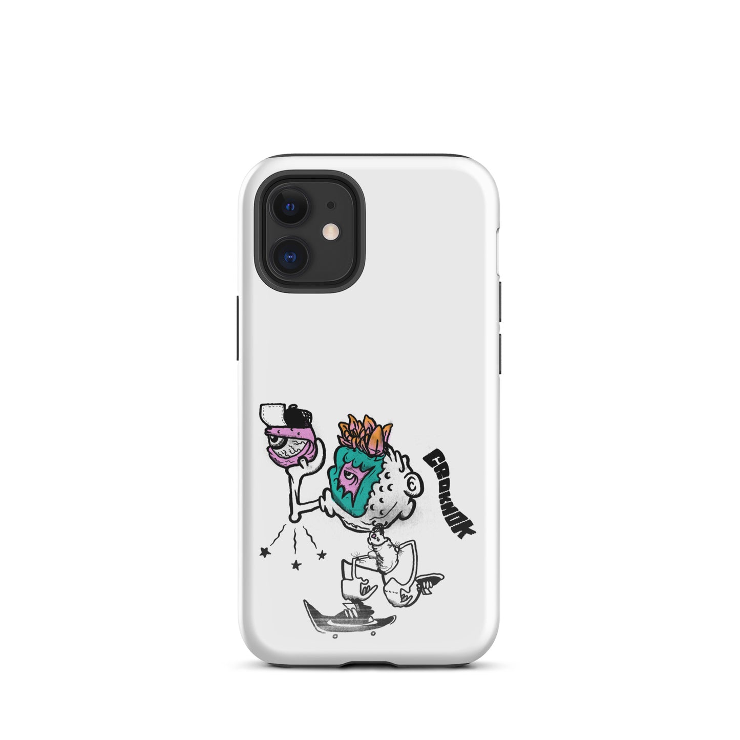 iPhone case - Skateboarding AS0025 White