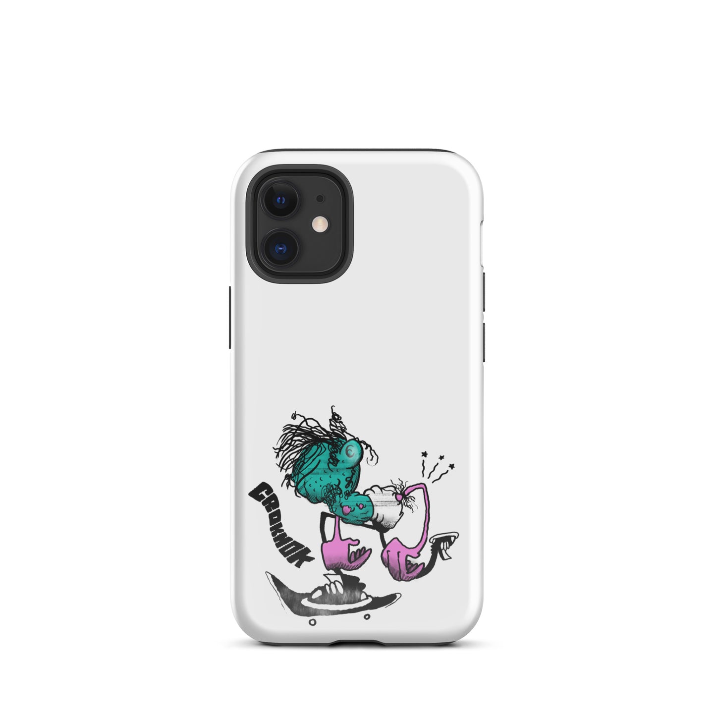 iPhone case - Skateboarding AS0028 White