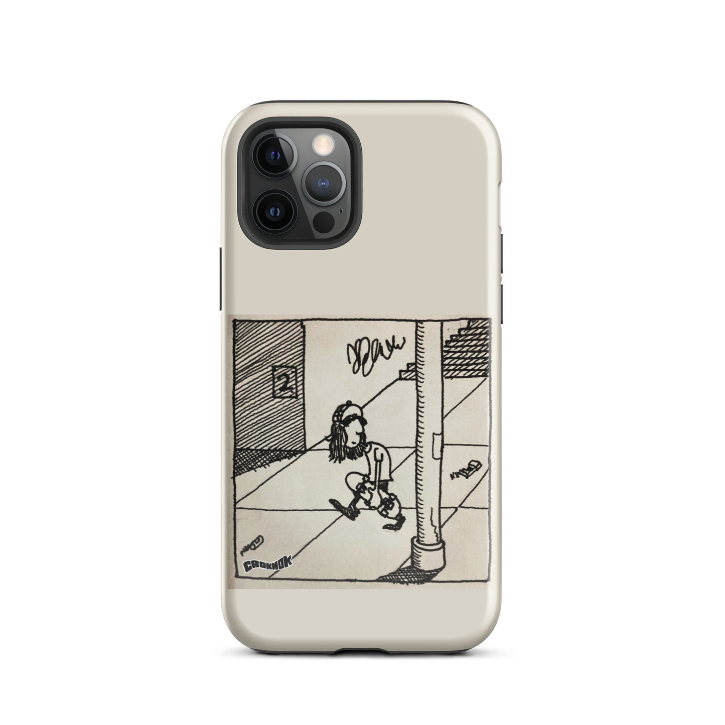 iphone case - skateboarding comics 2308