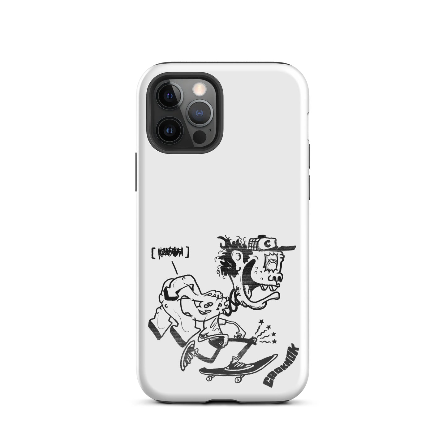 iPhone case - Skateboarding AS0017 White