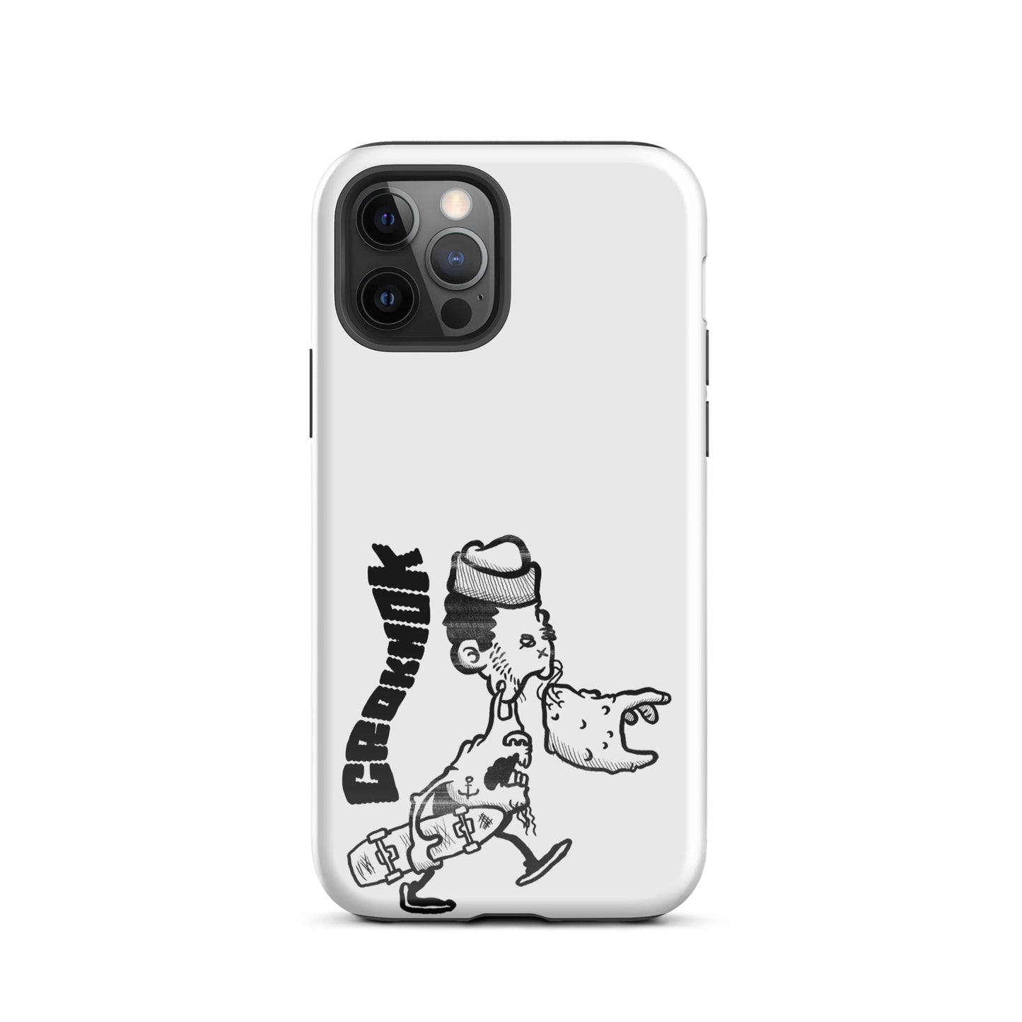 iPhone case - Skateboarding AS0010 White