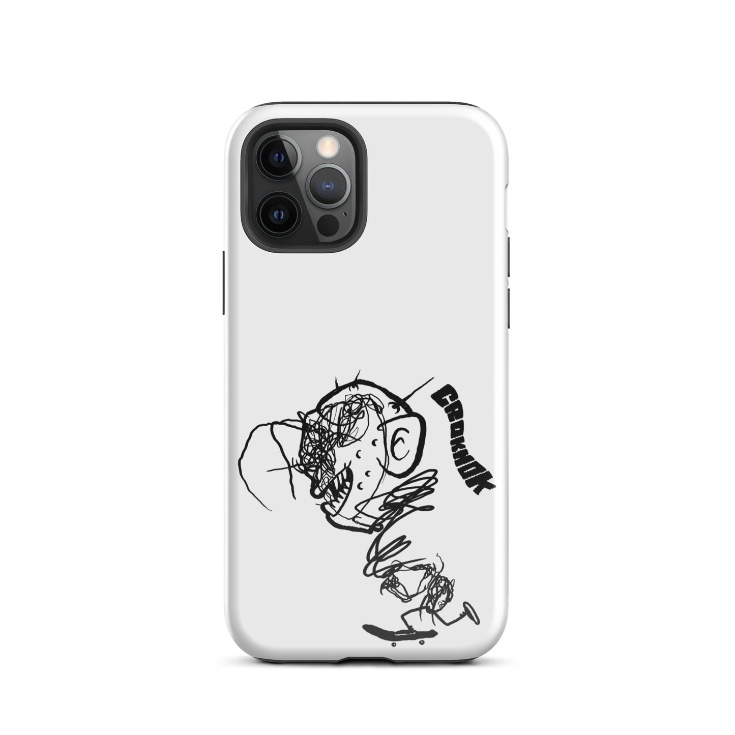 iPhone case - Skateboarding AS0021 White