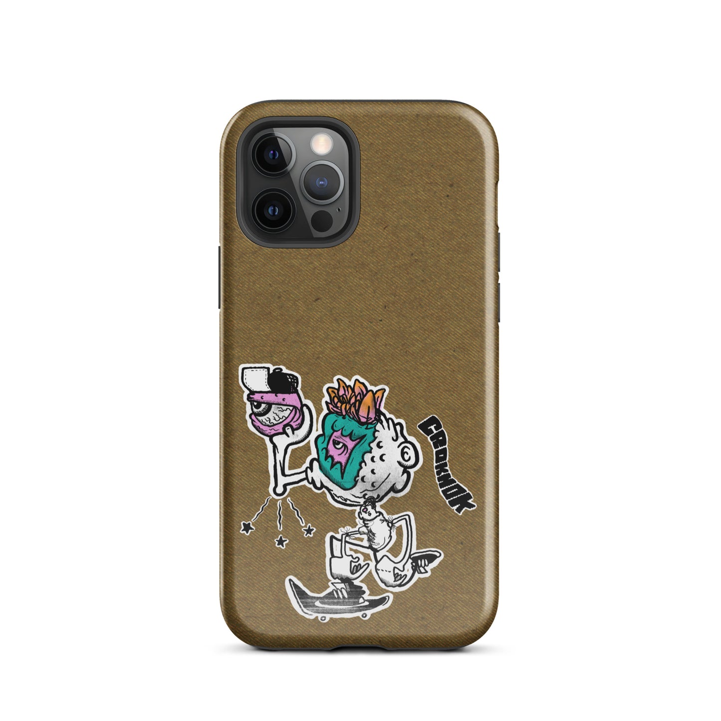 iPhone case - Skateboarding AS0025 Brown