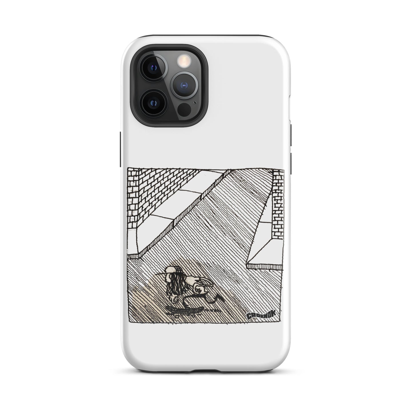 iphone case - skateboarding comics 2309