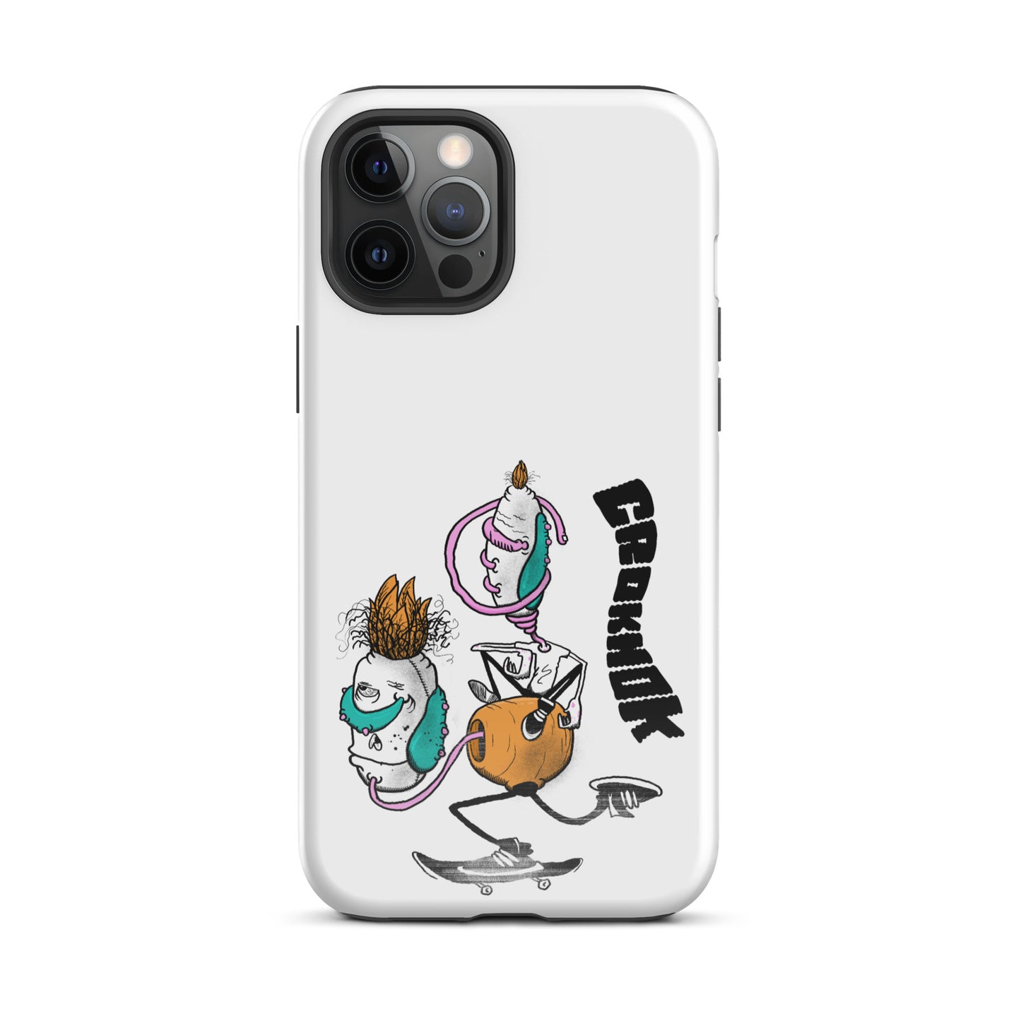 iPhone case - Skateboarding AS0025 White