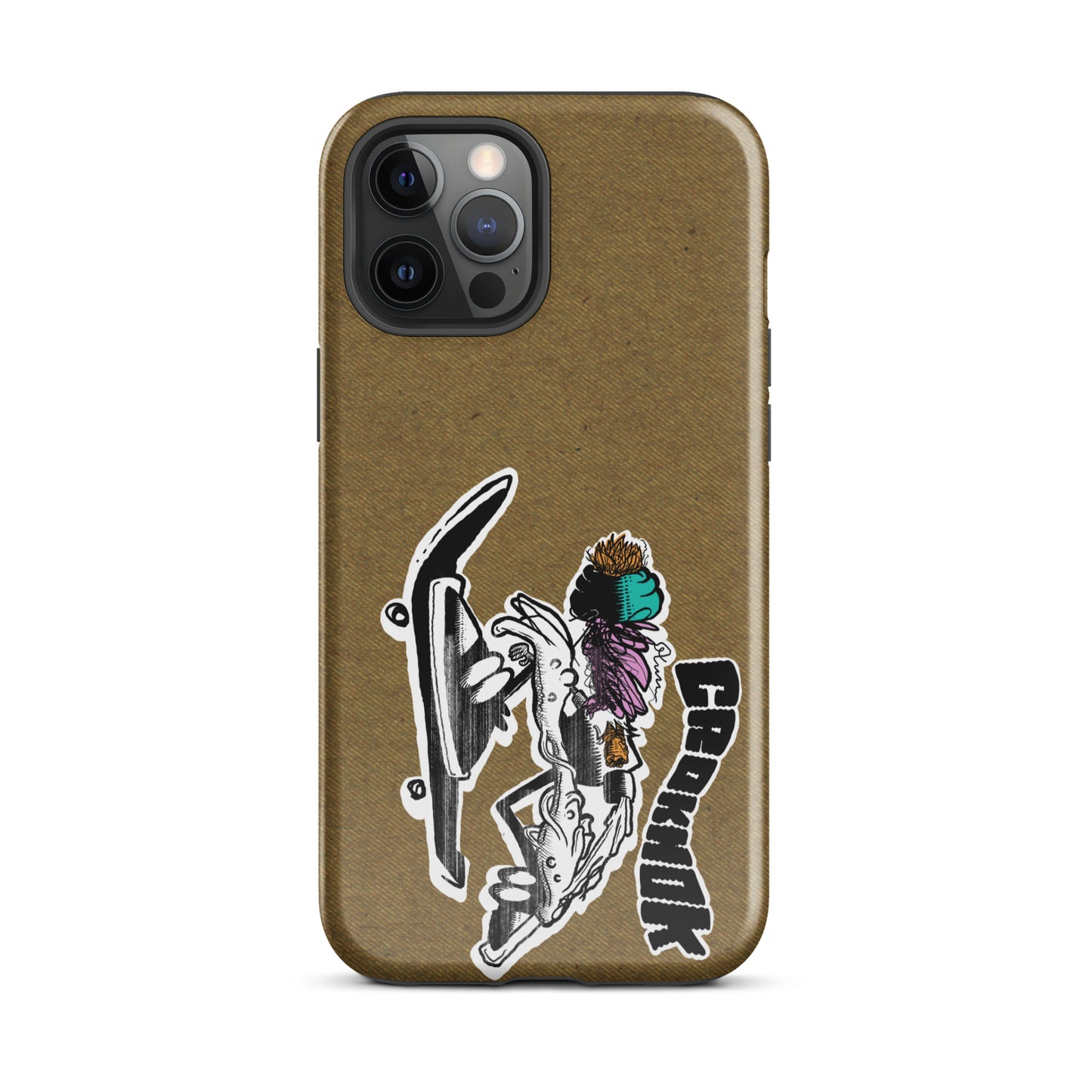 iPhone case - Skateboarding AS0035 Brown