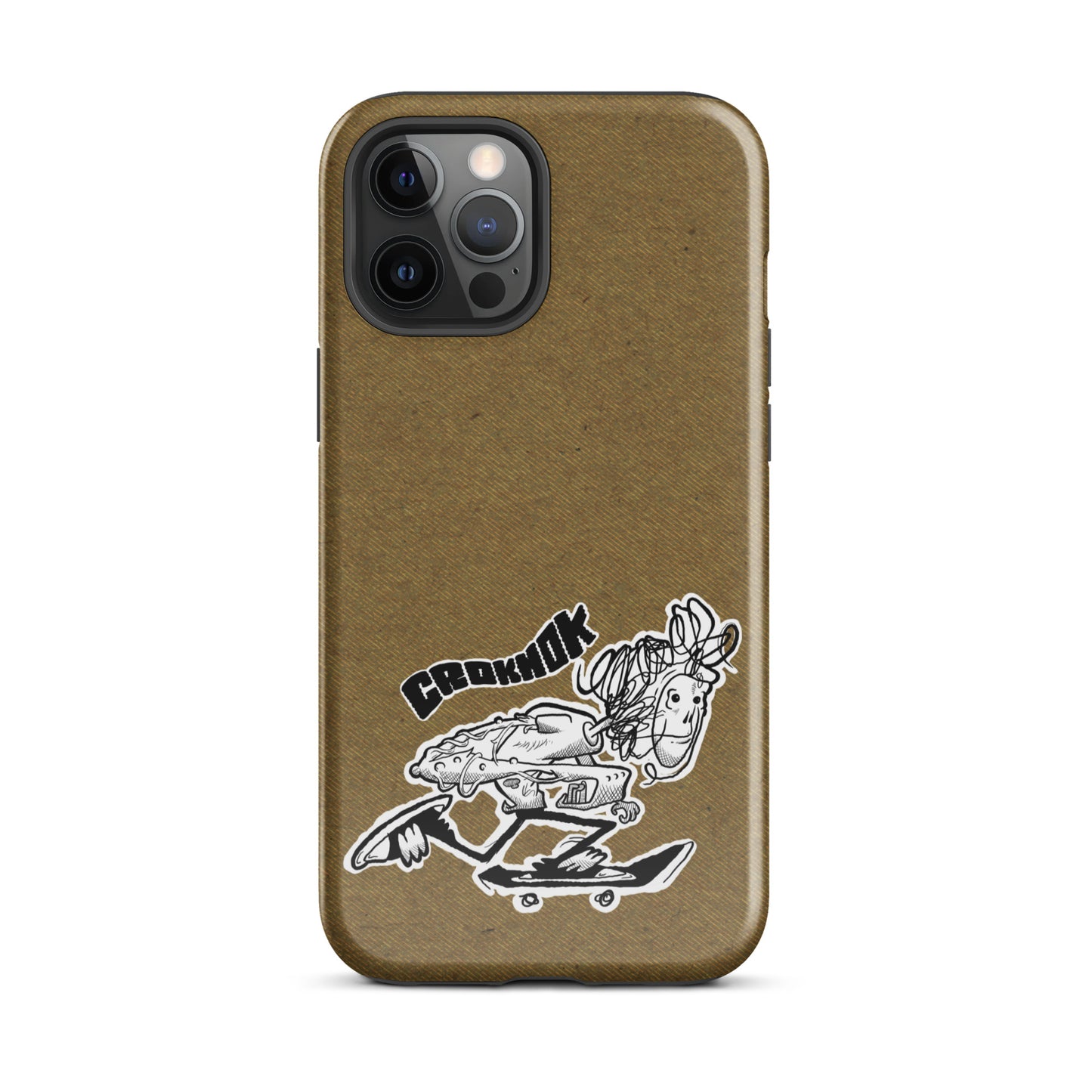 iPhone case - Skateboarding AS0039 Brown