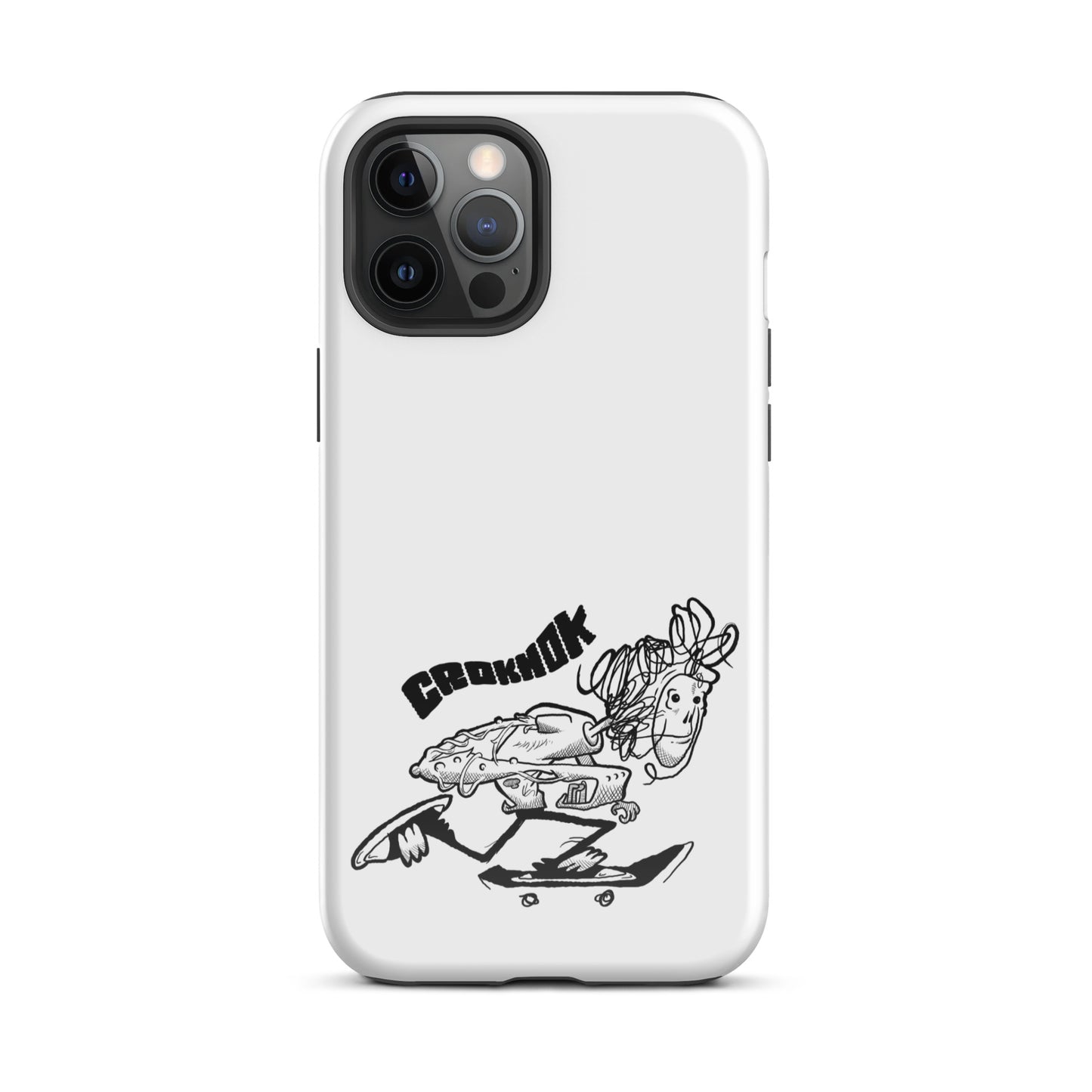 iPhone case - Skateboarding AS0039 White