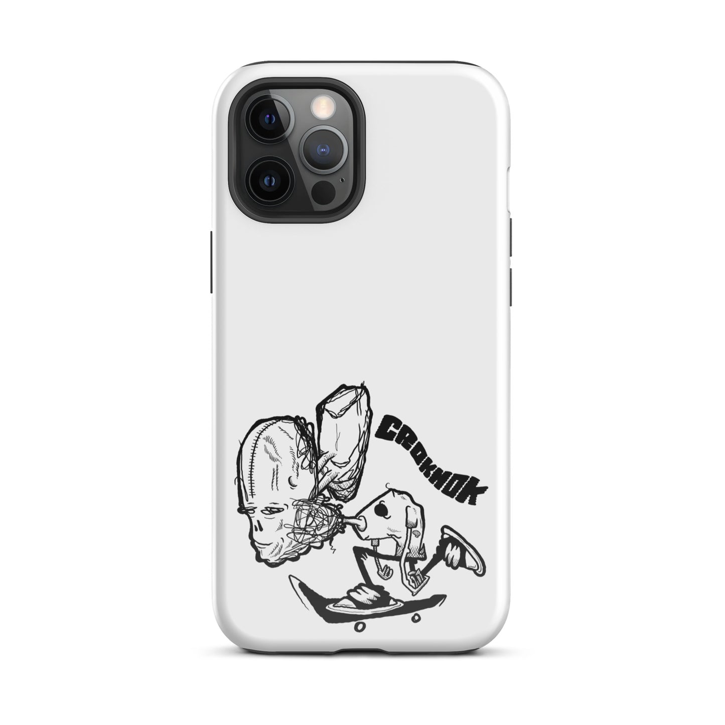 iPhone case - Skateboarding AS0037 White