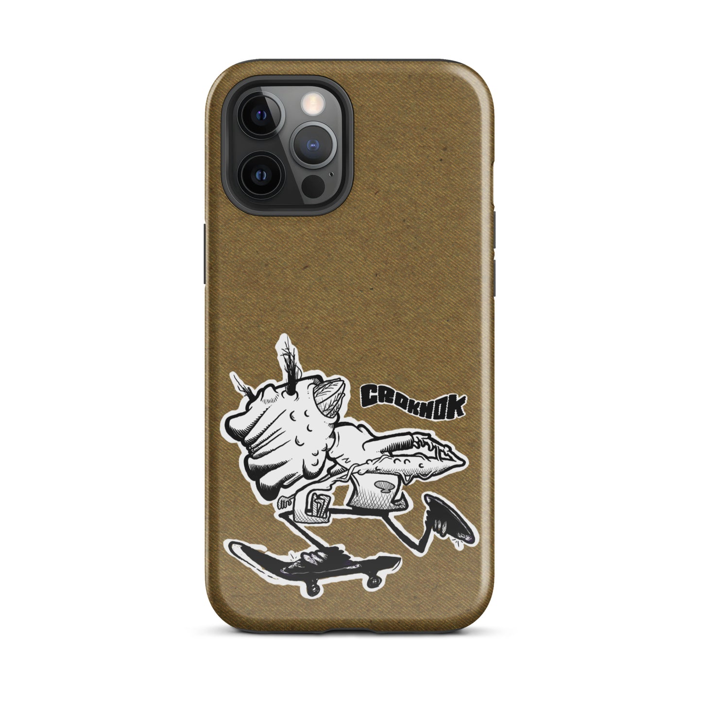 iPhone case - Skateboarding AS0036 Brown