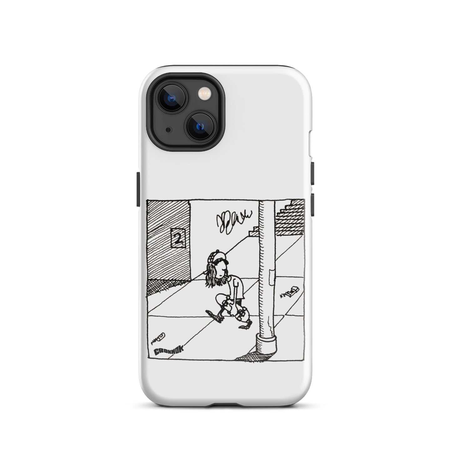 iphone case - skateboarding comics 2308