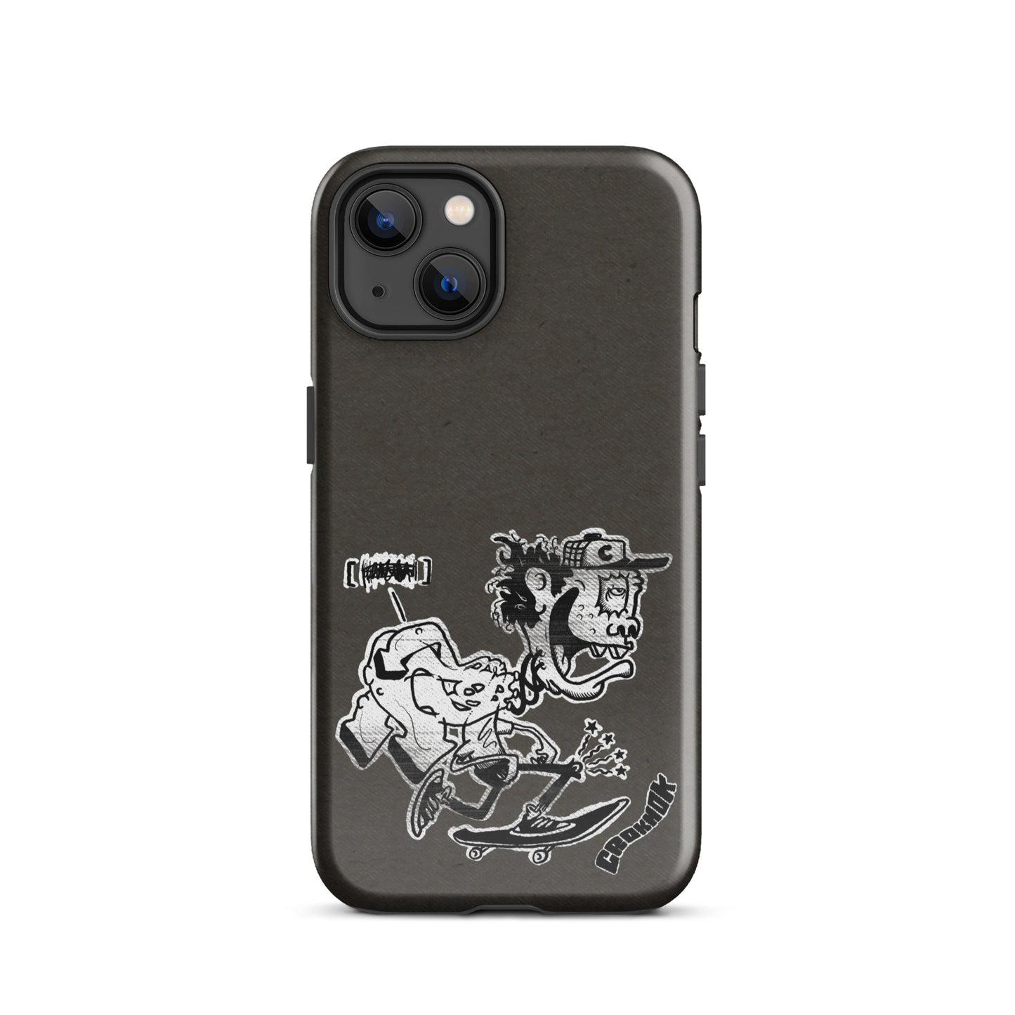 iPhone case - Skateboarding AS0017 Grey