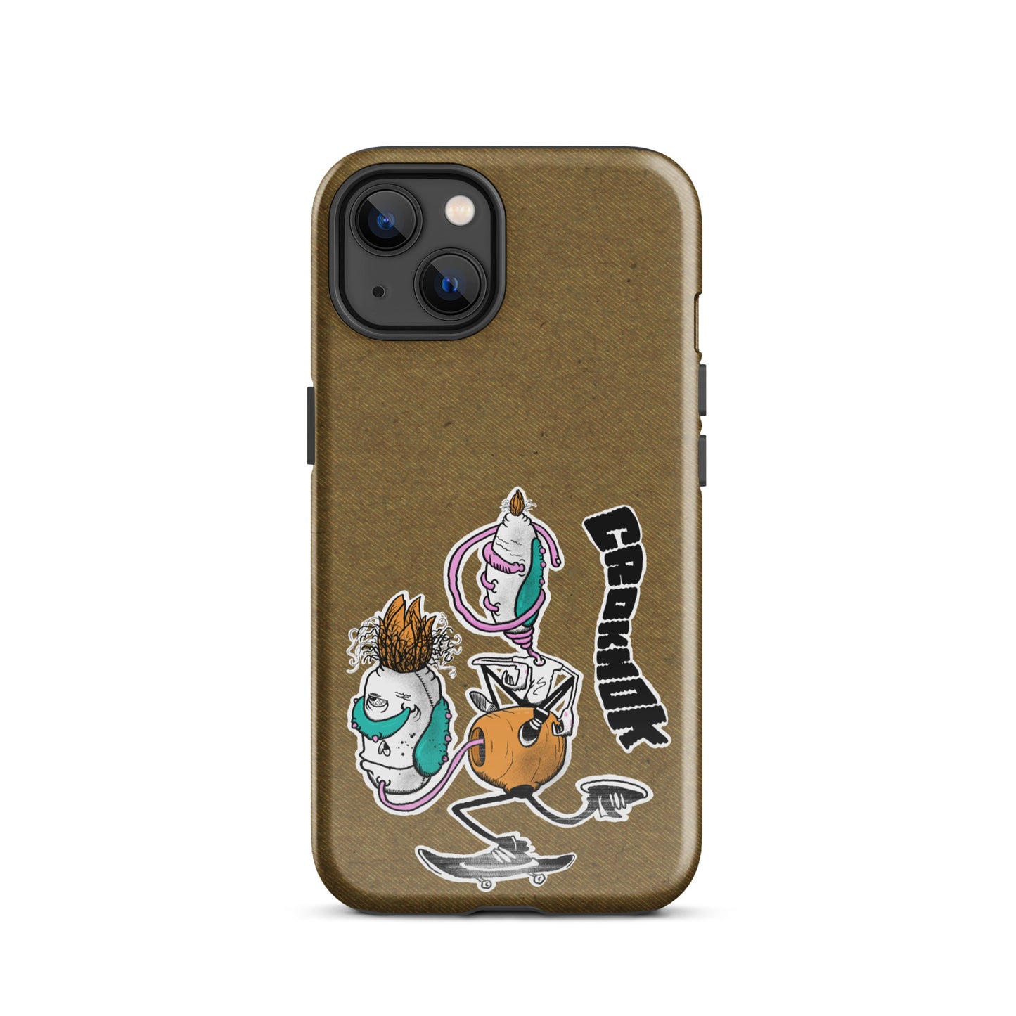 iPhone case - Skateboarding AS0025 Brown