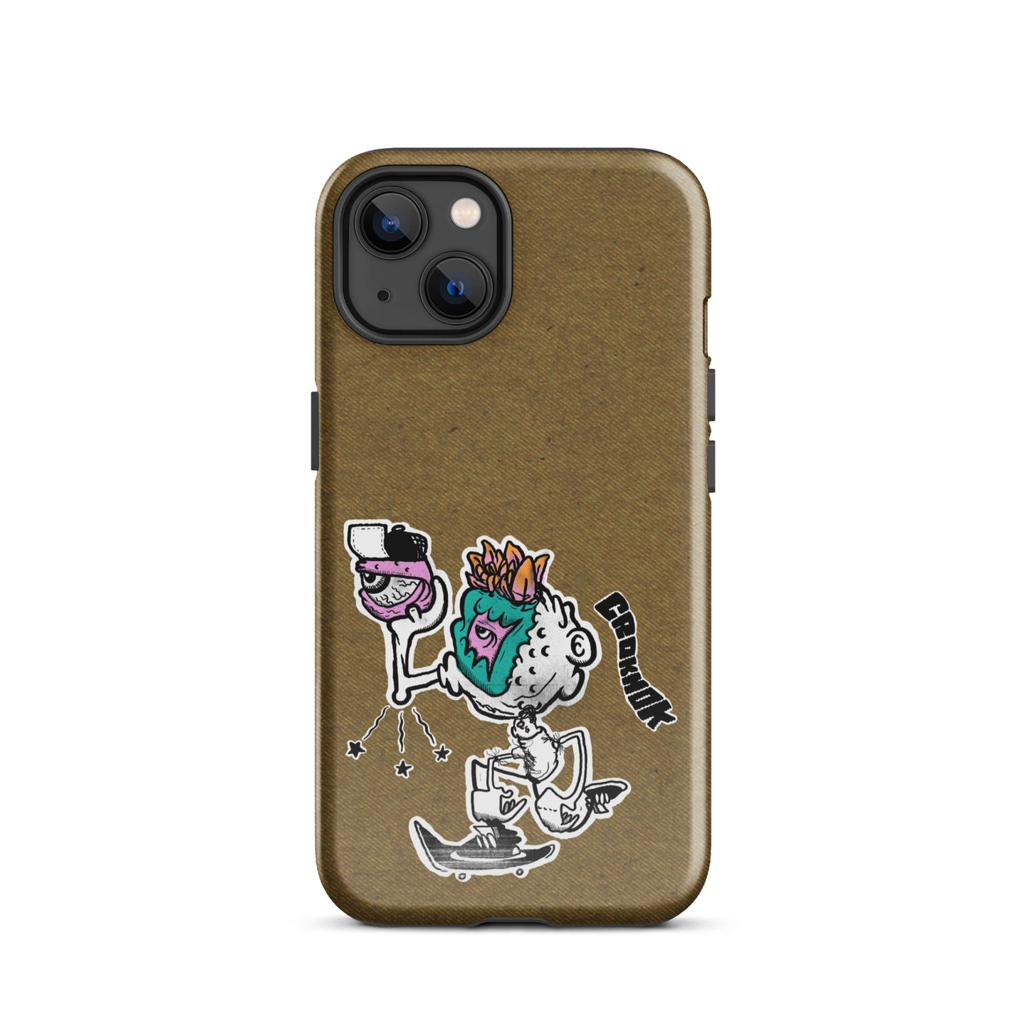 iPhone case - Skateboarding AS0025 Brown