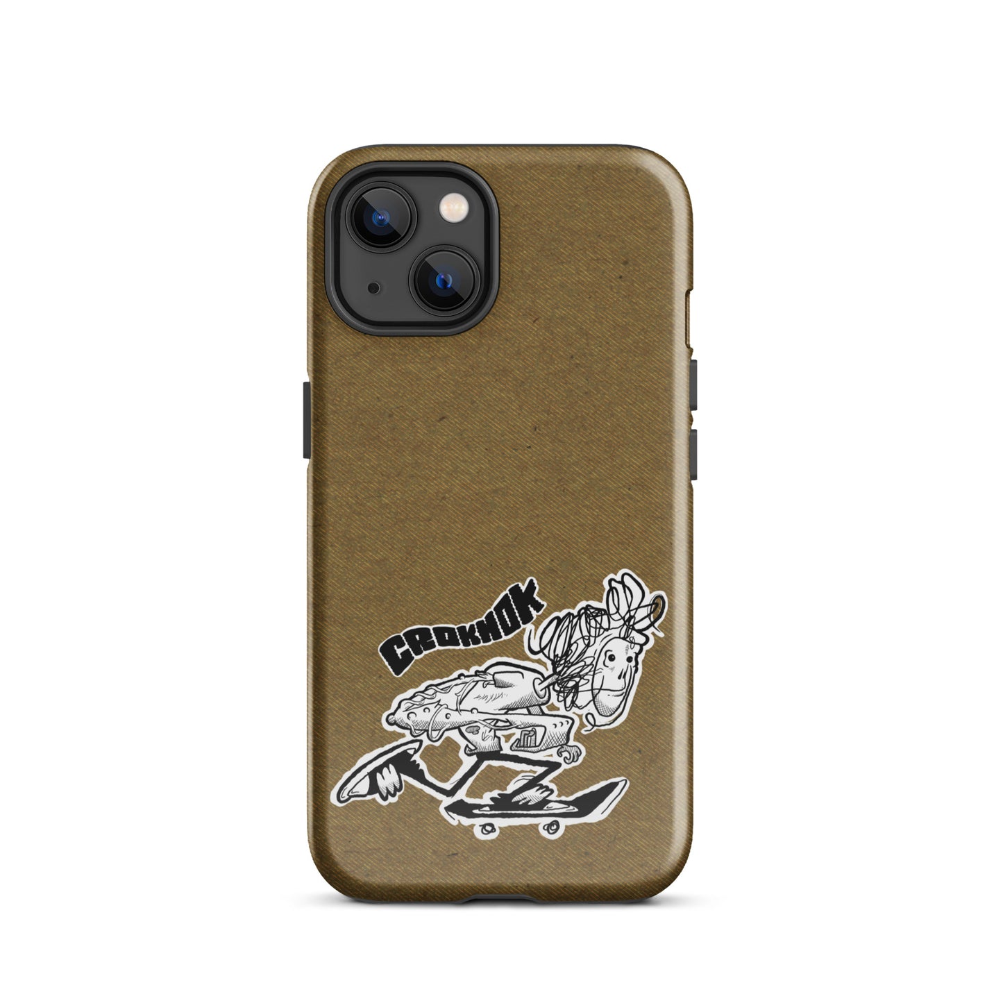 iPhone case - Skateboarding AS0039 Brown