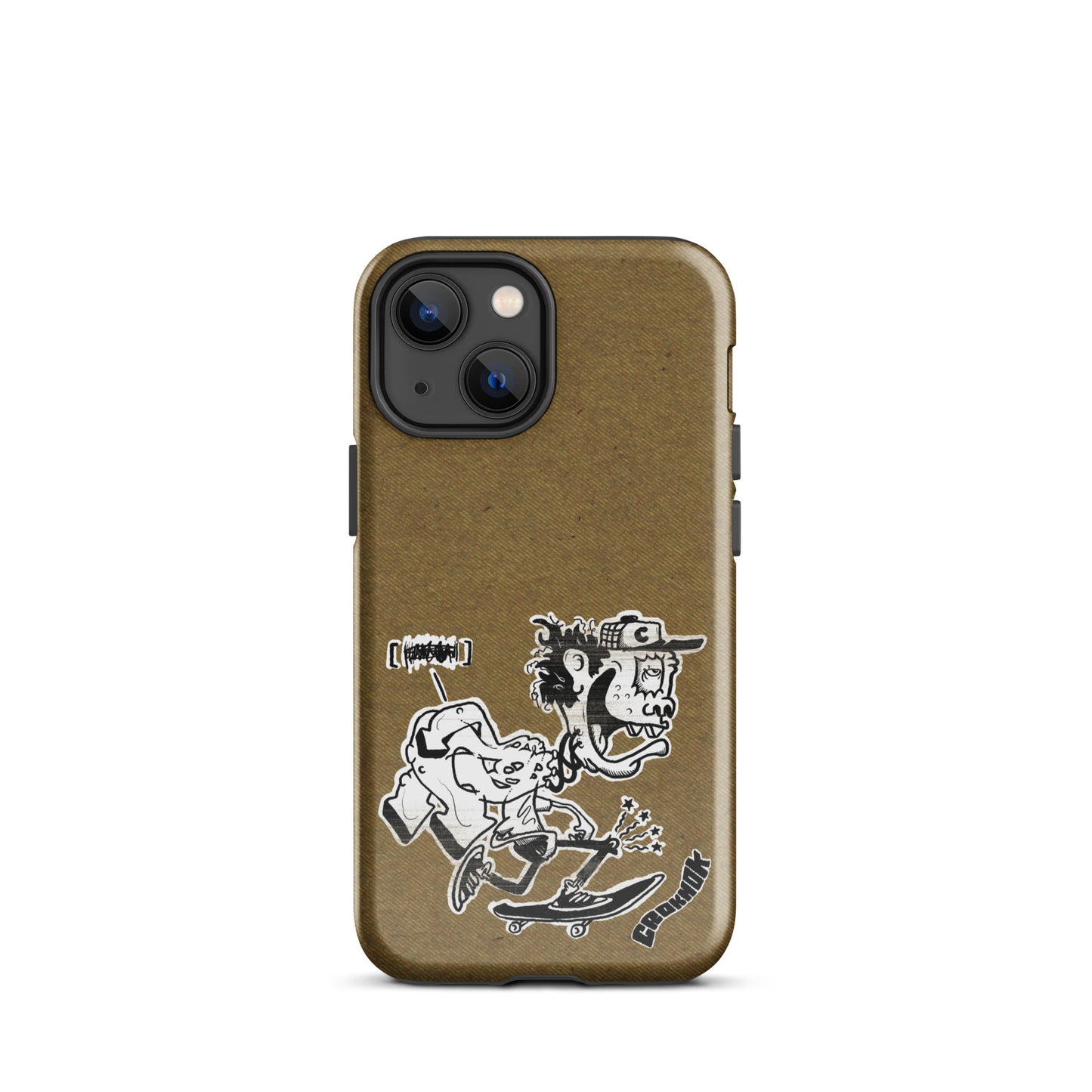 iPhone case - Skateboarding AS0017 Brown