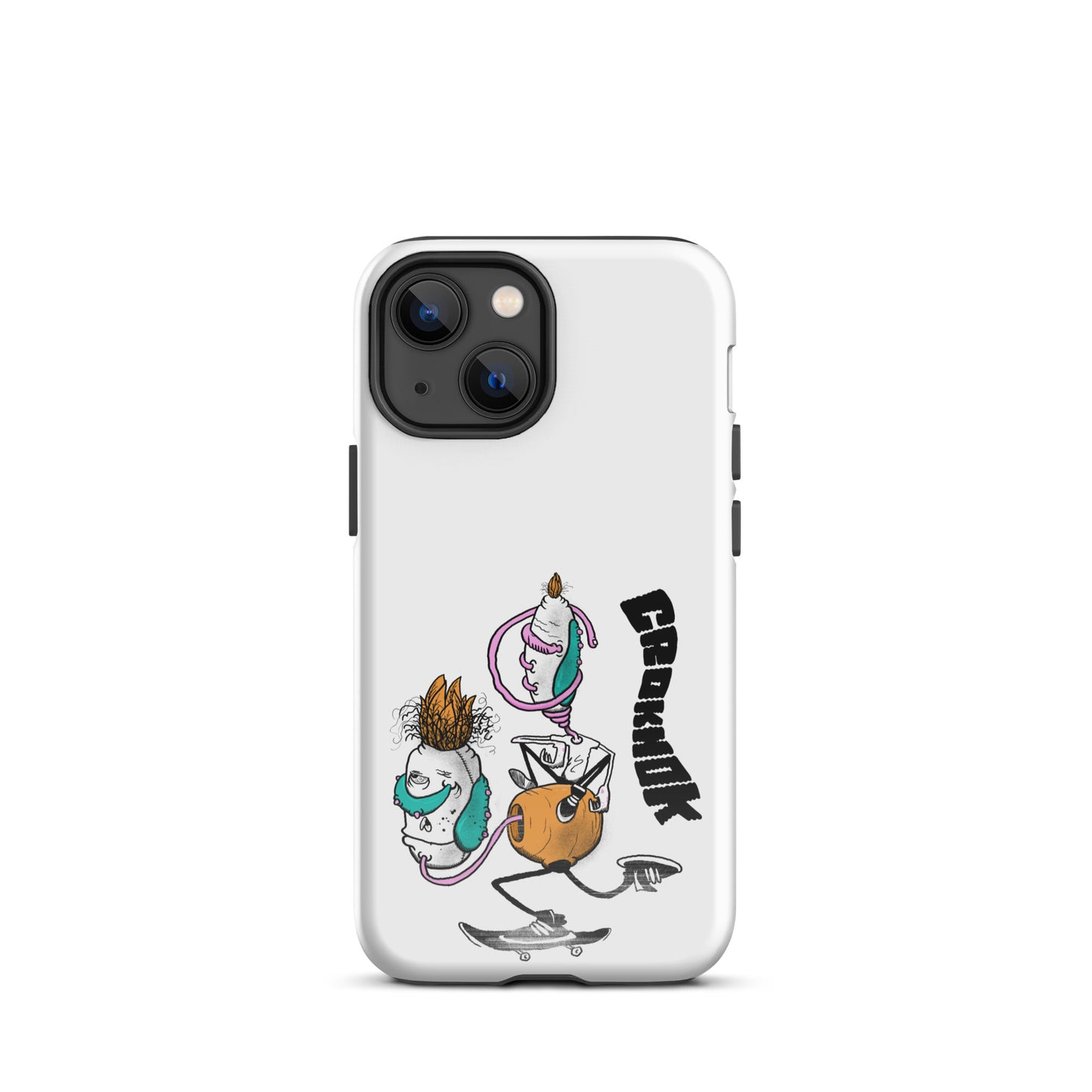 iPhone case - Skateboarding AS0025 White