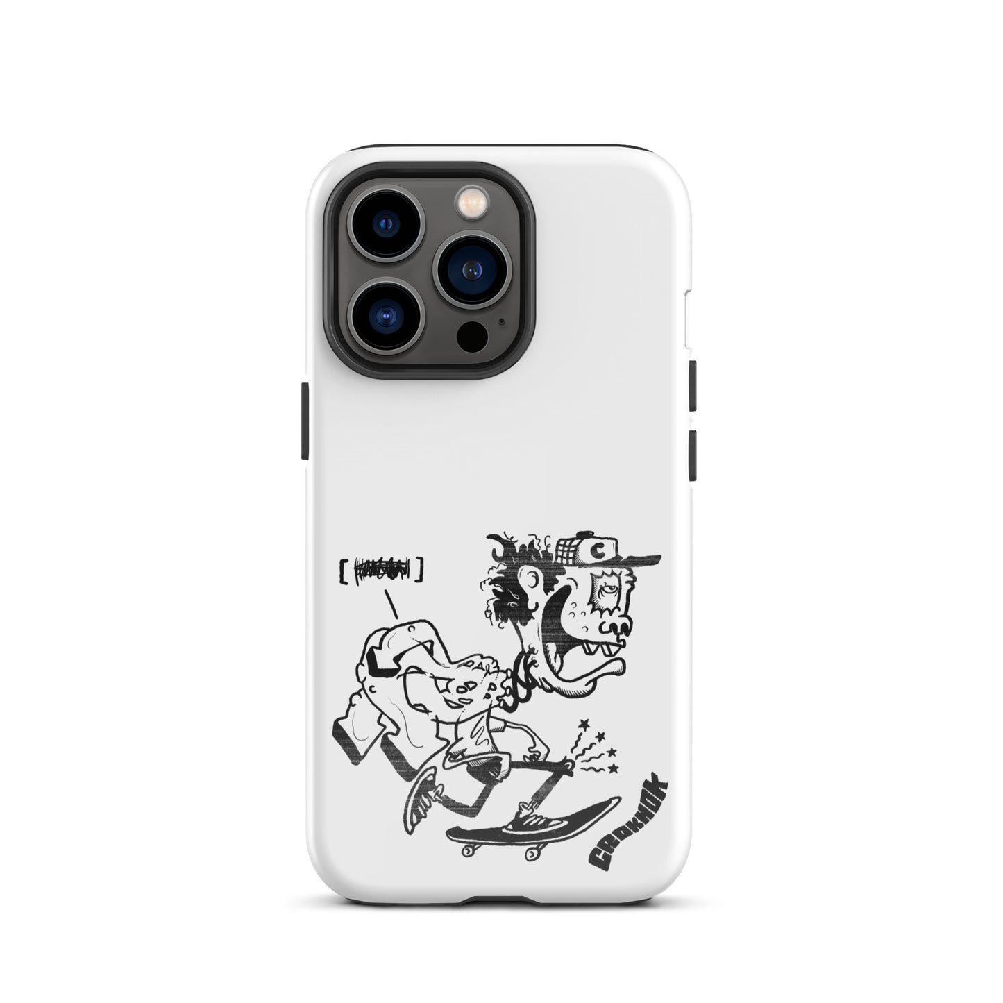 iPhone case - Skateboarding AS0017 White