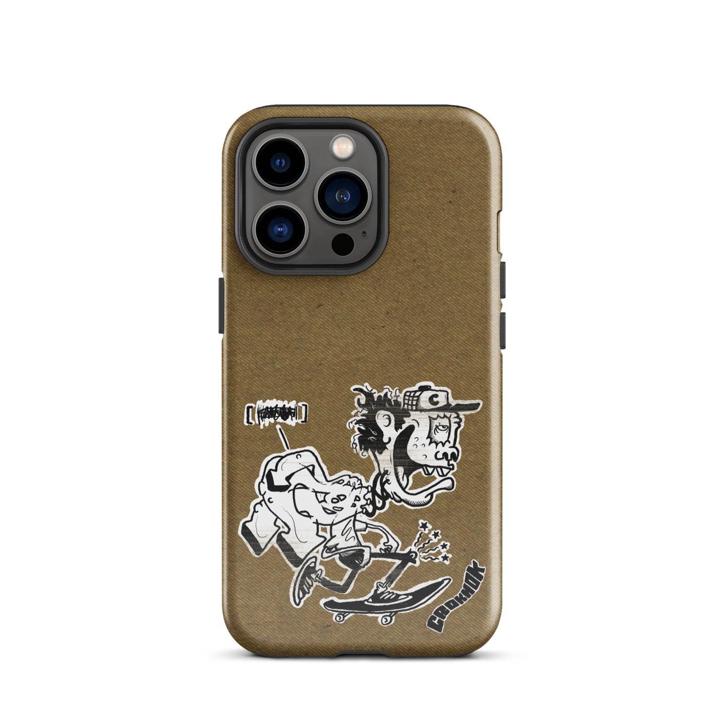 iPhone case - Skateboarding AS0017 Brown