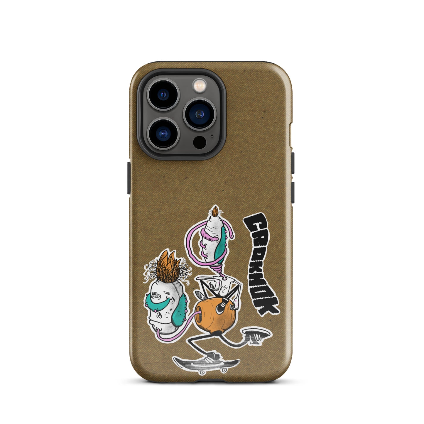 iPhone case - Skateboarding AS0025 Brown