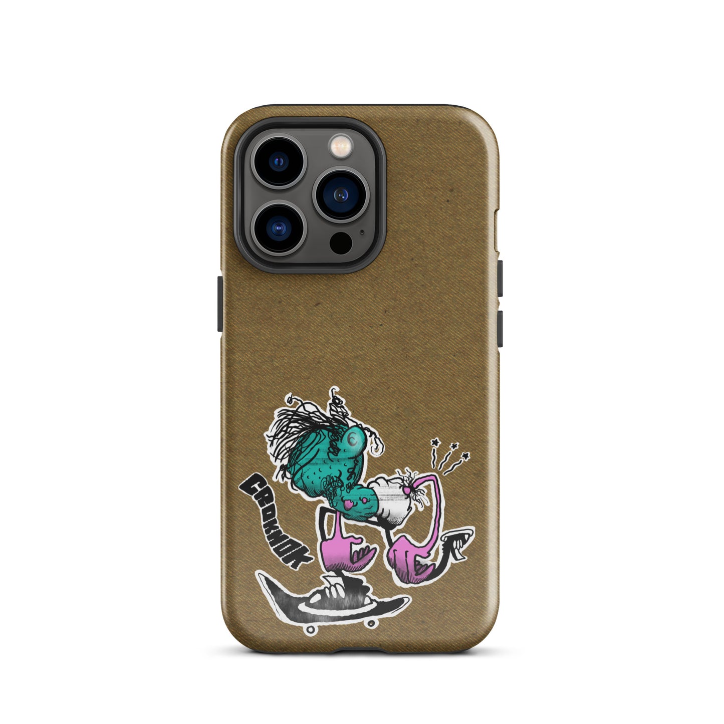 iPhone case - Skateboarding AS0028 Brown