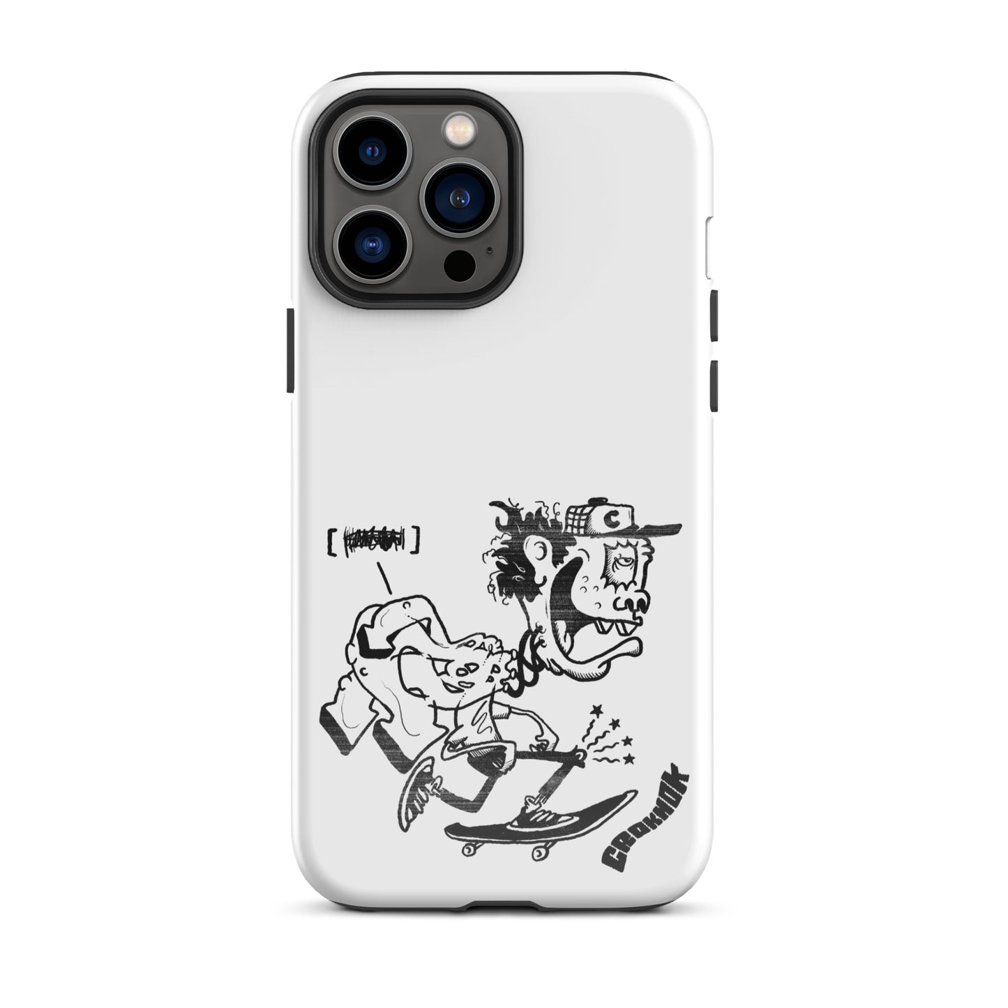 iPhone case - Skateboarding AS0017 White