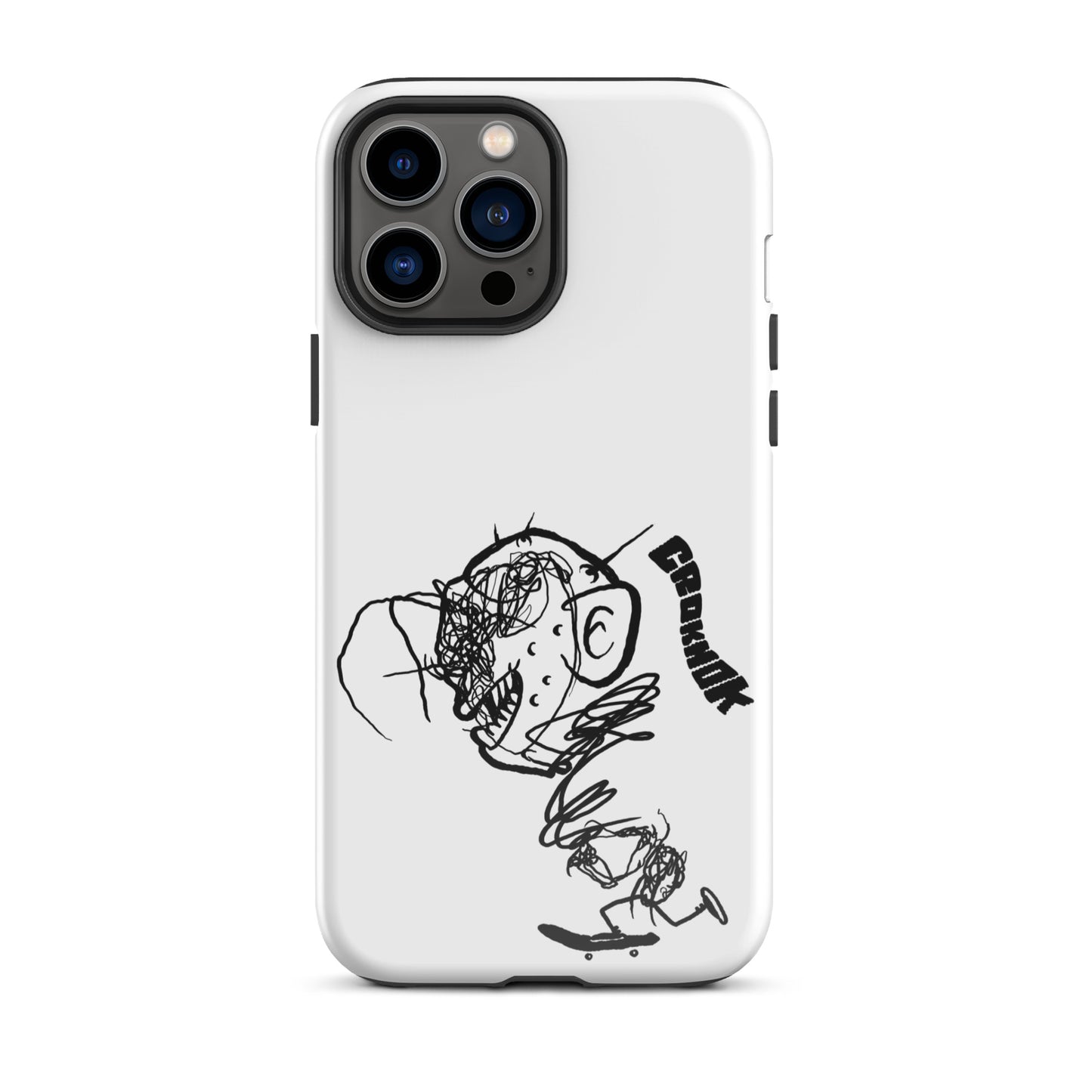 iPhone case - Skateboarding AS0021 White