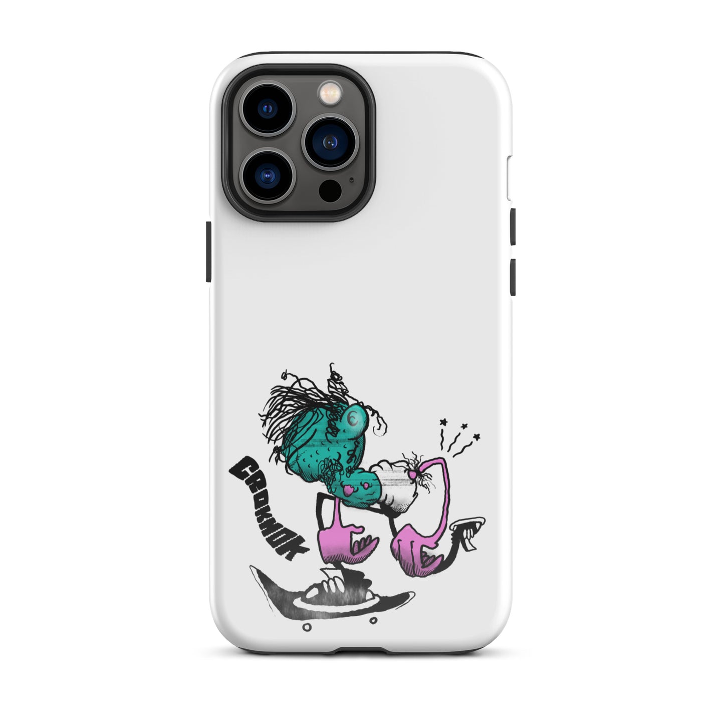 iPhone case - Skateboarding AS0028 White