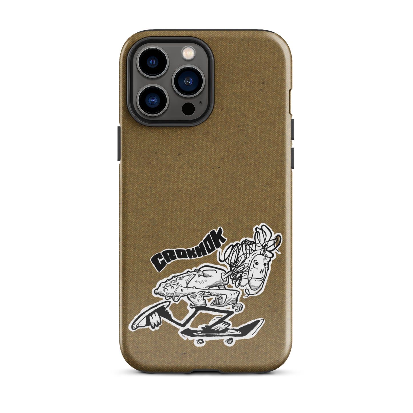 iPhone case - Skateboarding AS0039 Brown