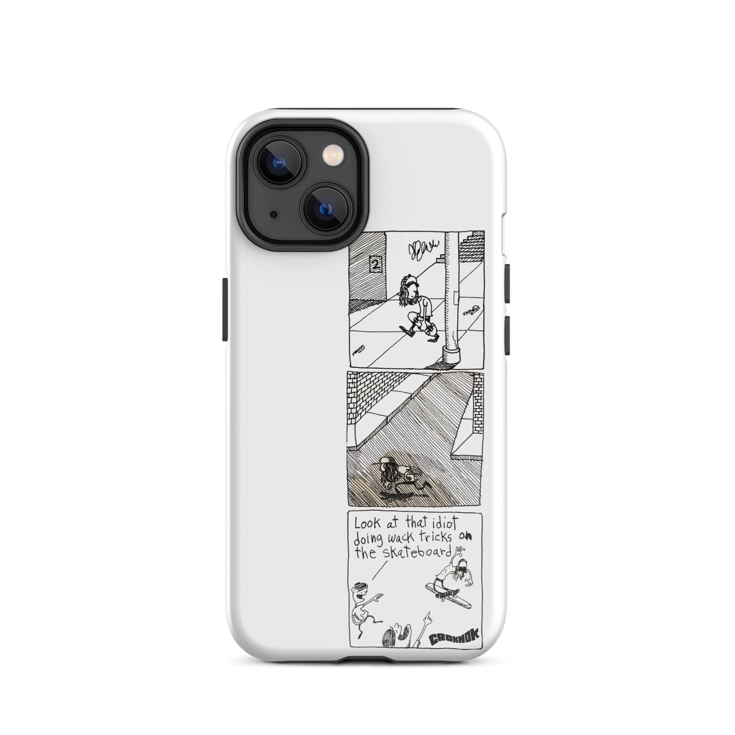 iphone case - skateboarding comics 2308