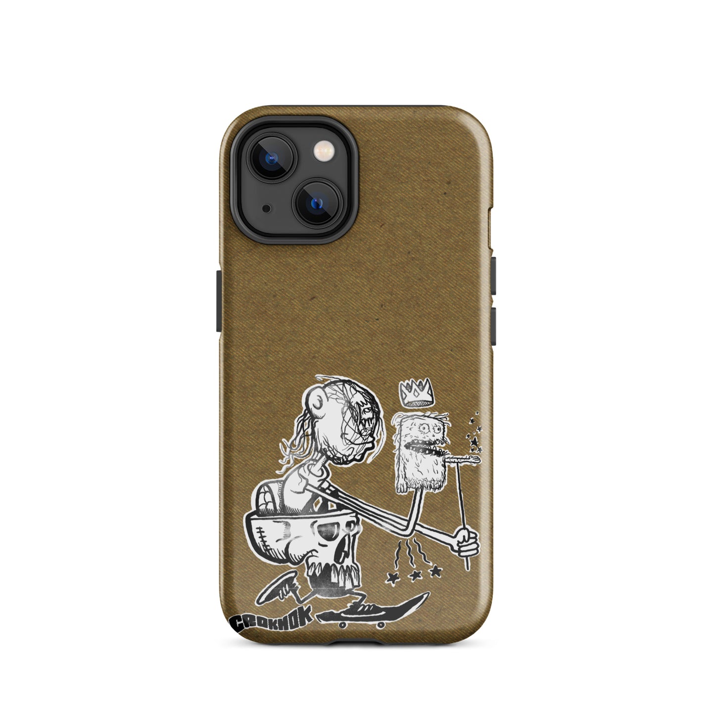 iPhone case - Skateboarding AS0019 Brown