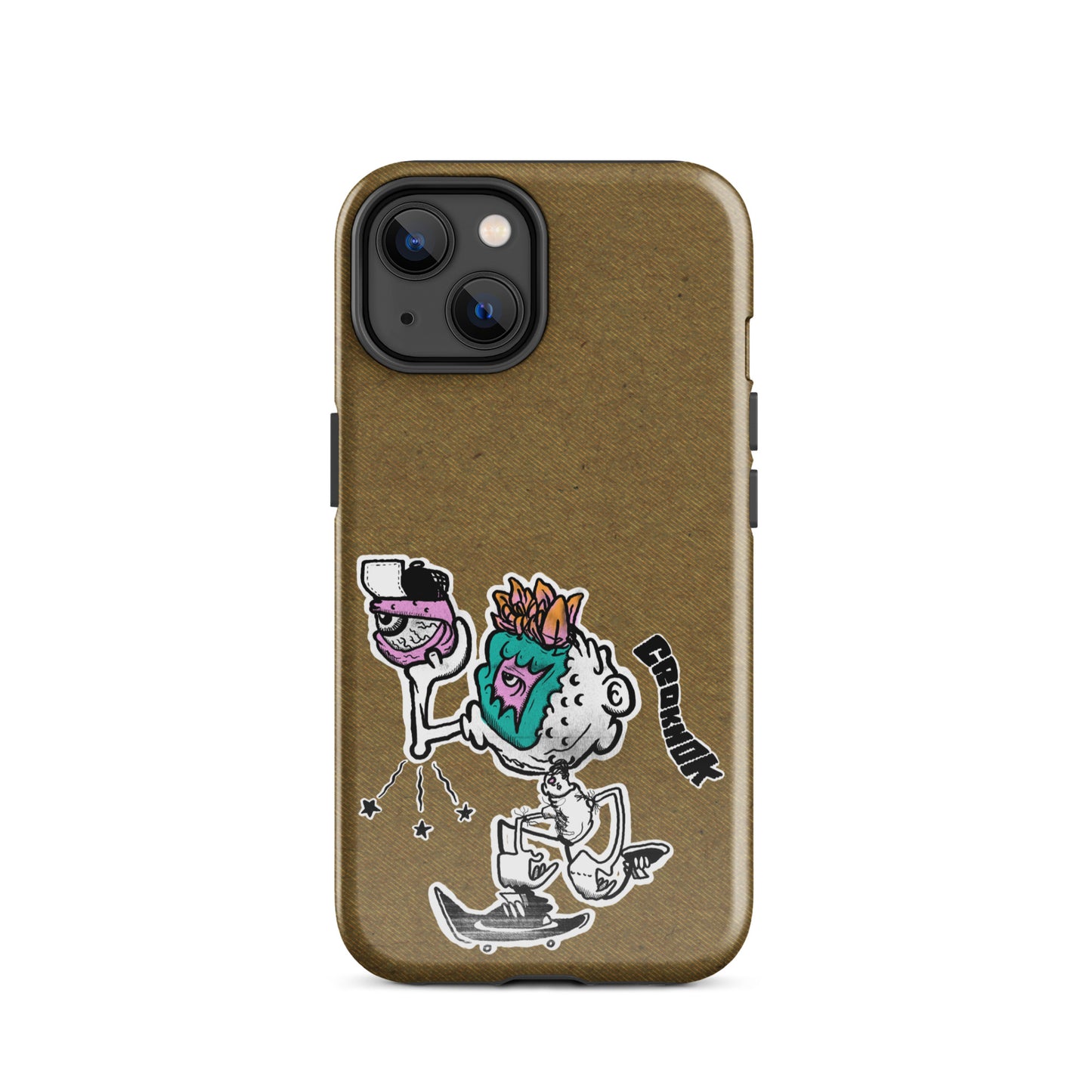 iPhone case - Skateboarding AS0025 Brown