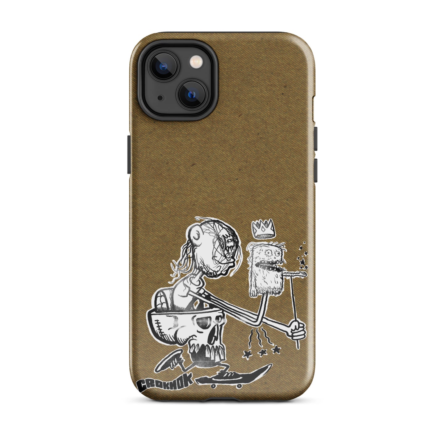 iPhone case - Skateboarding AS0019 Brown