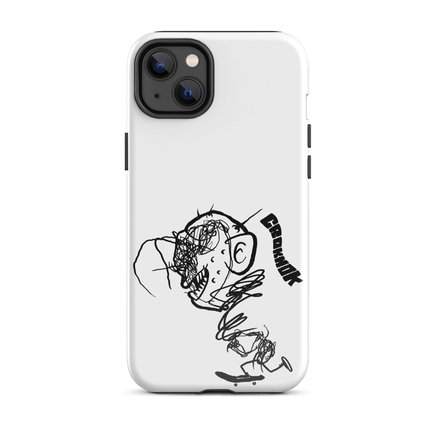 iPhone case - Skateboarding AS0021 White