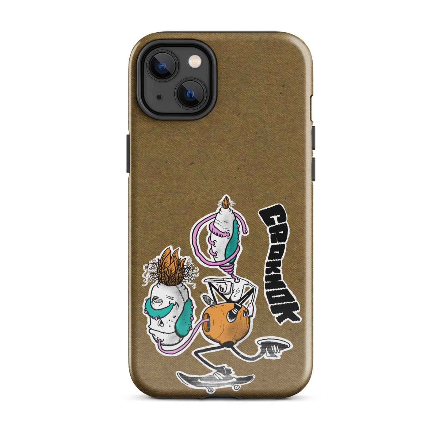 iPhone case - Skateboarding AS0025 Brown