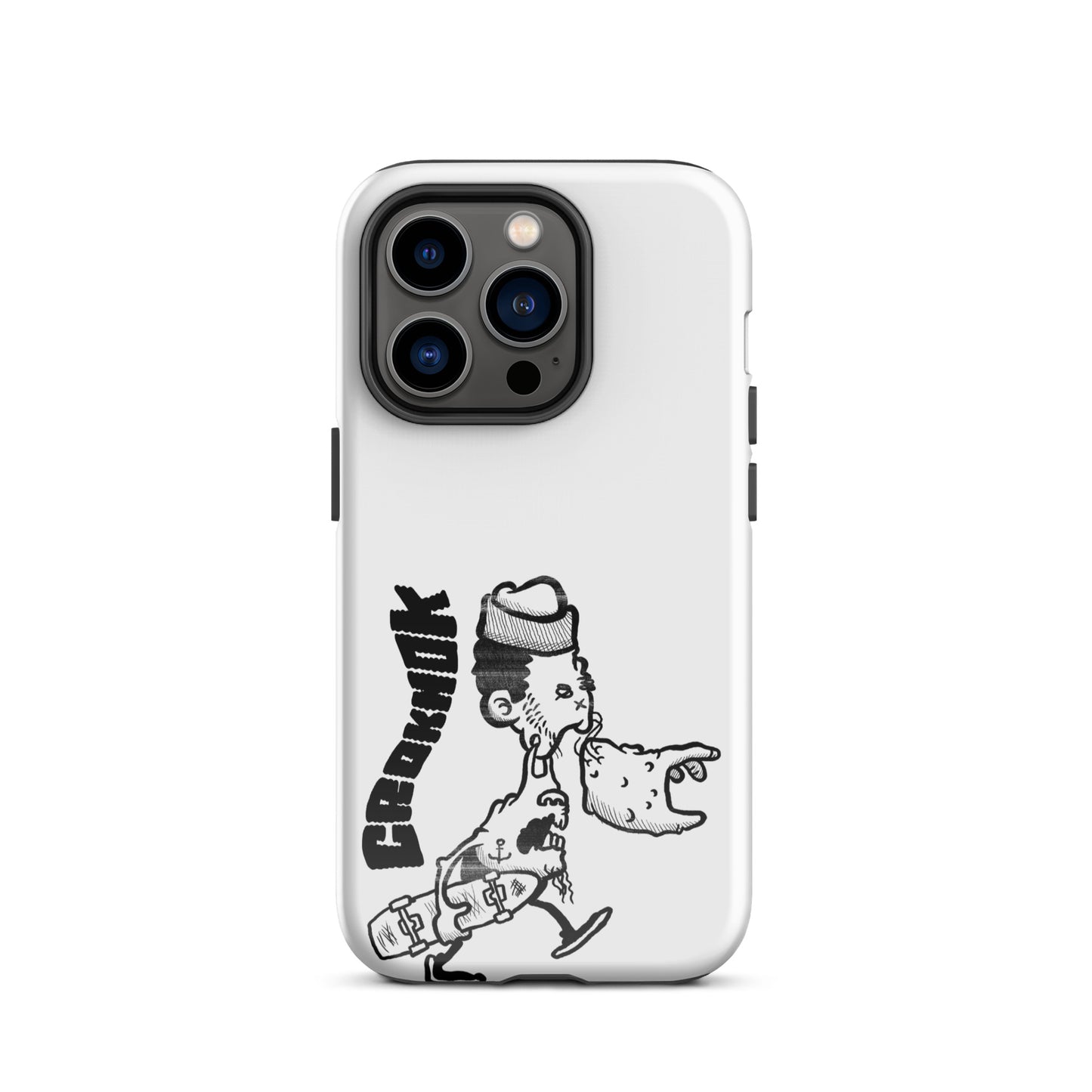 iPhone case - Skateboarding AS0010 White