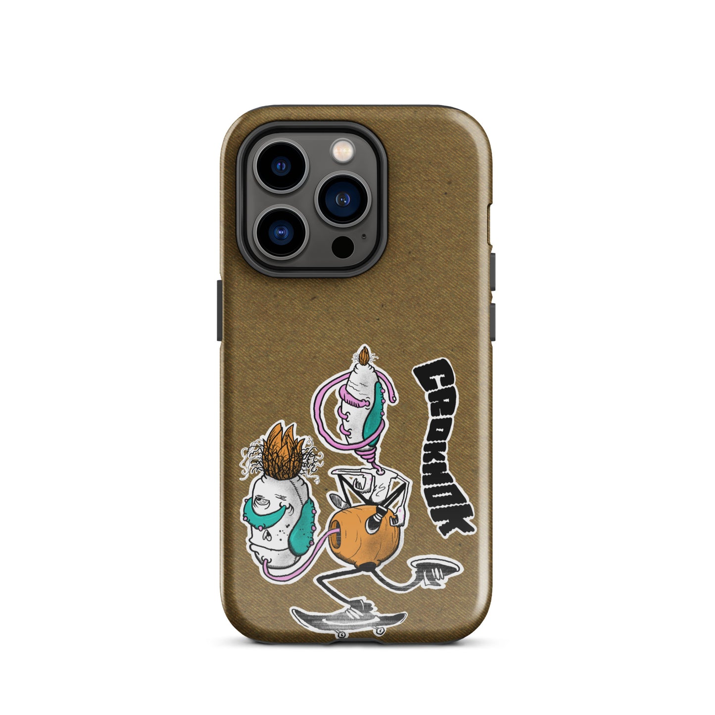 iPhone case - Skateboarding AS0025 Brown