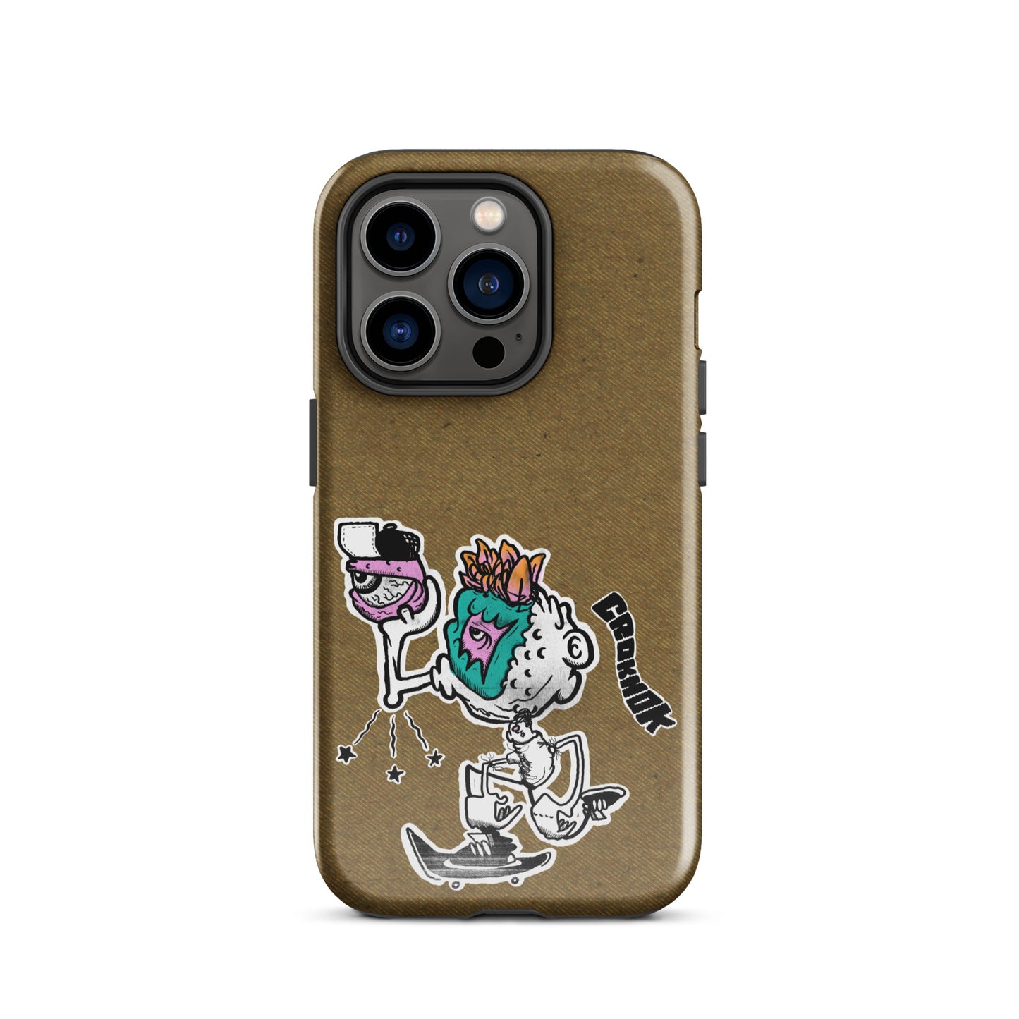 iPhone case - Skateboarding AS0025 Brown