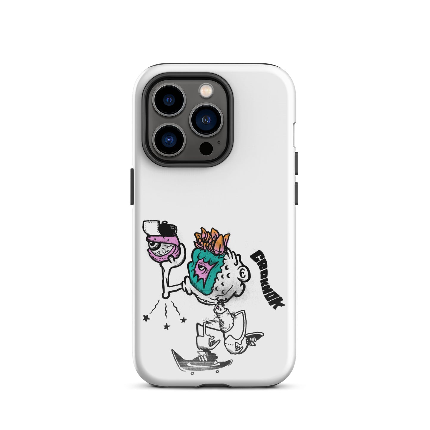 iPhone case - Skateboarding AS0025 White